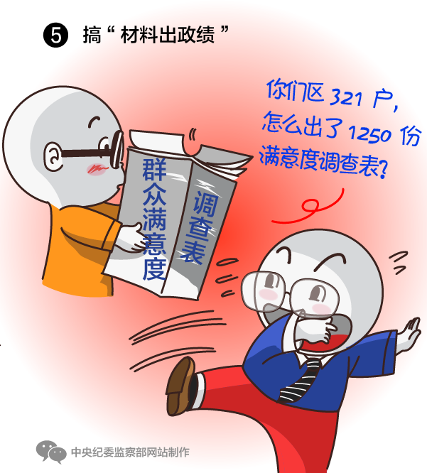 搞&ldquo;材料出政绩&rdquo;